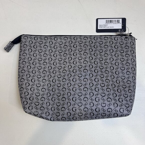 Guess Junction Travel Makeup Bag Zipper 8”x10” New With Tags - Picture 2 of 9